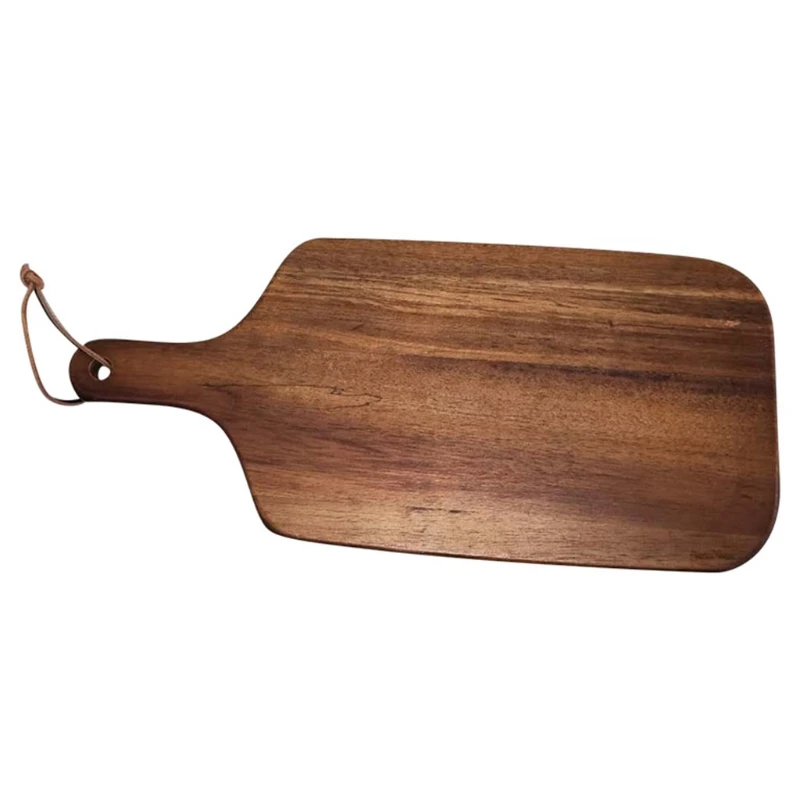 

Acacia Cutting Board with Handle Wooden Kitchen Chopping Board for Meat