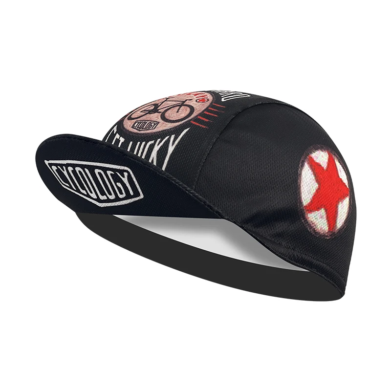 Black Series Most Popular Polyester Cycling Caps Sports Quick Dry Bicycle Hat Men Women Wear Absorb Sweat Breathable 6