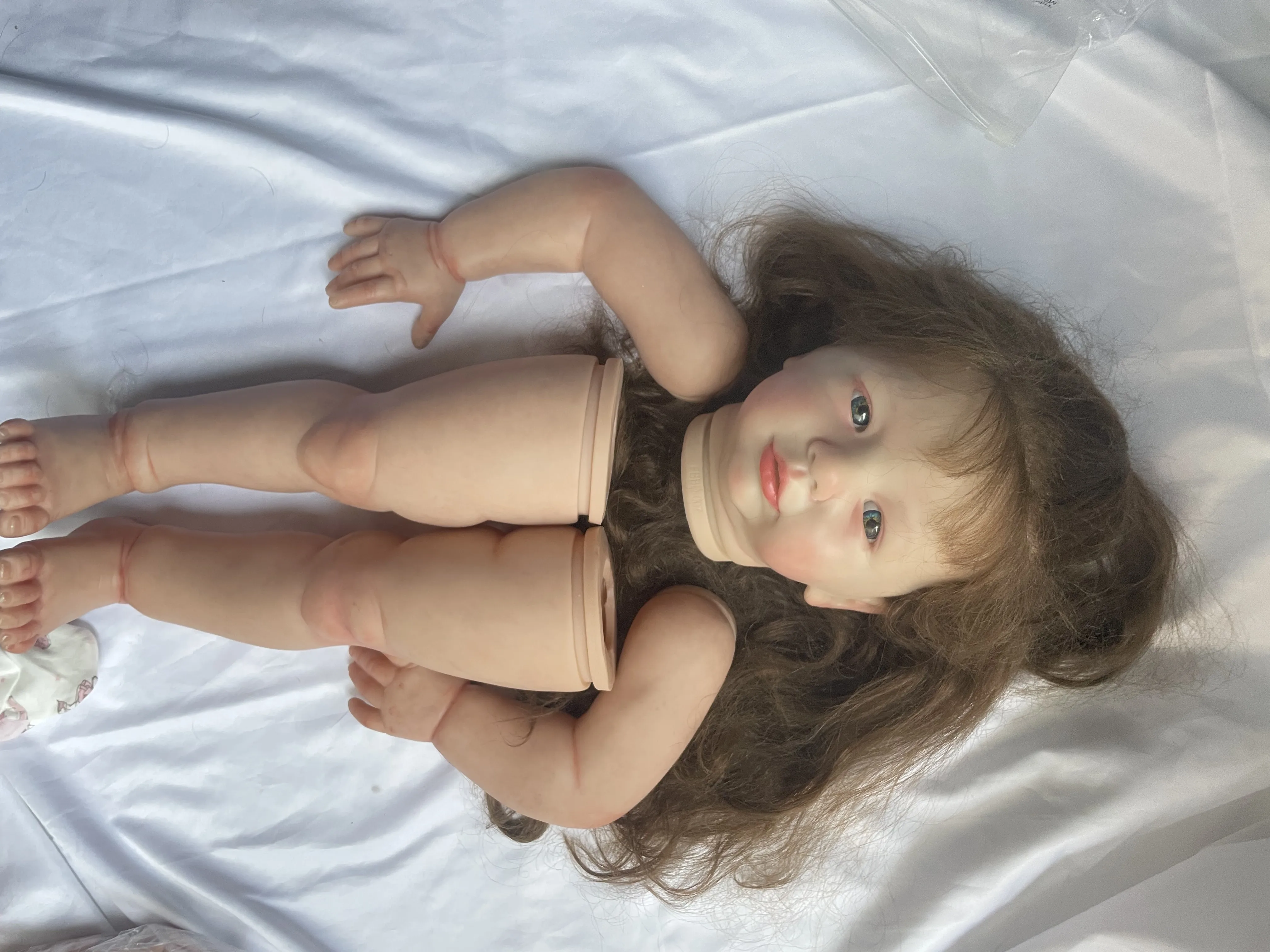 Fbbd 72cm artiist pintado já terminou renascer bebê vito com mão-enraizado  cabelo lifelike macio toque brinquedos para crianças bonecas - AliExpress