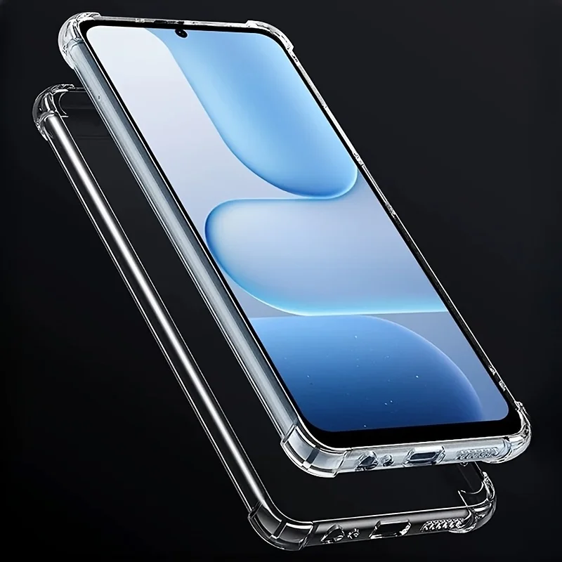 Clear Soft Silicone Phone Case - Transparent Back Cover