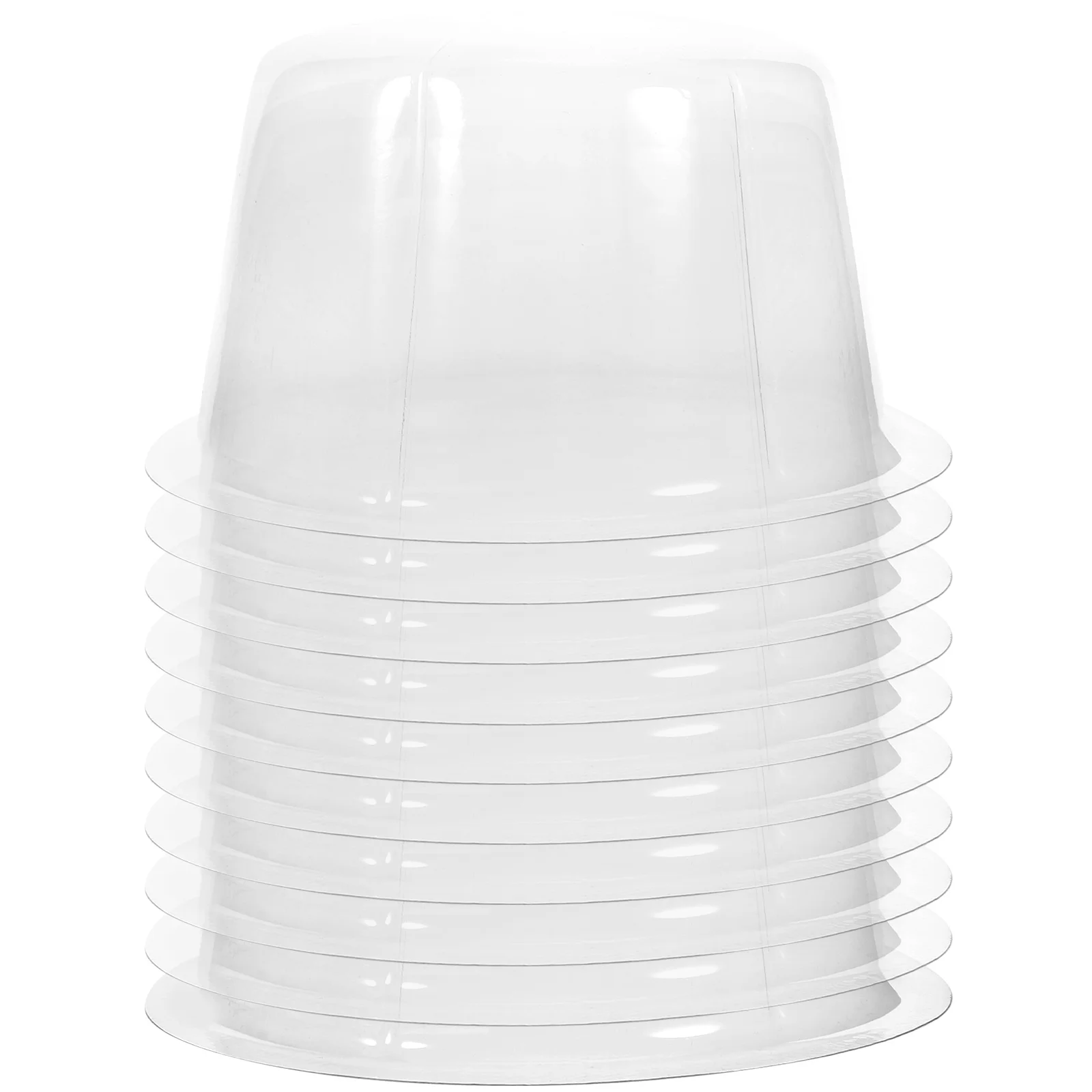 

10 Pcs Hats Baseball Cap Pvc Plastic Holder Round Head Fisherman Supplies Inner Stands Support Model Shaper Holders Insert Rack