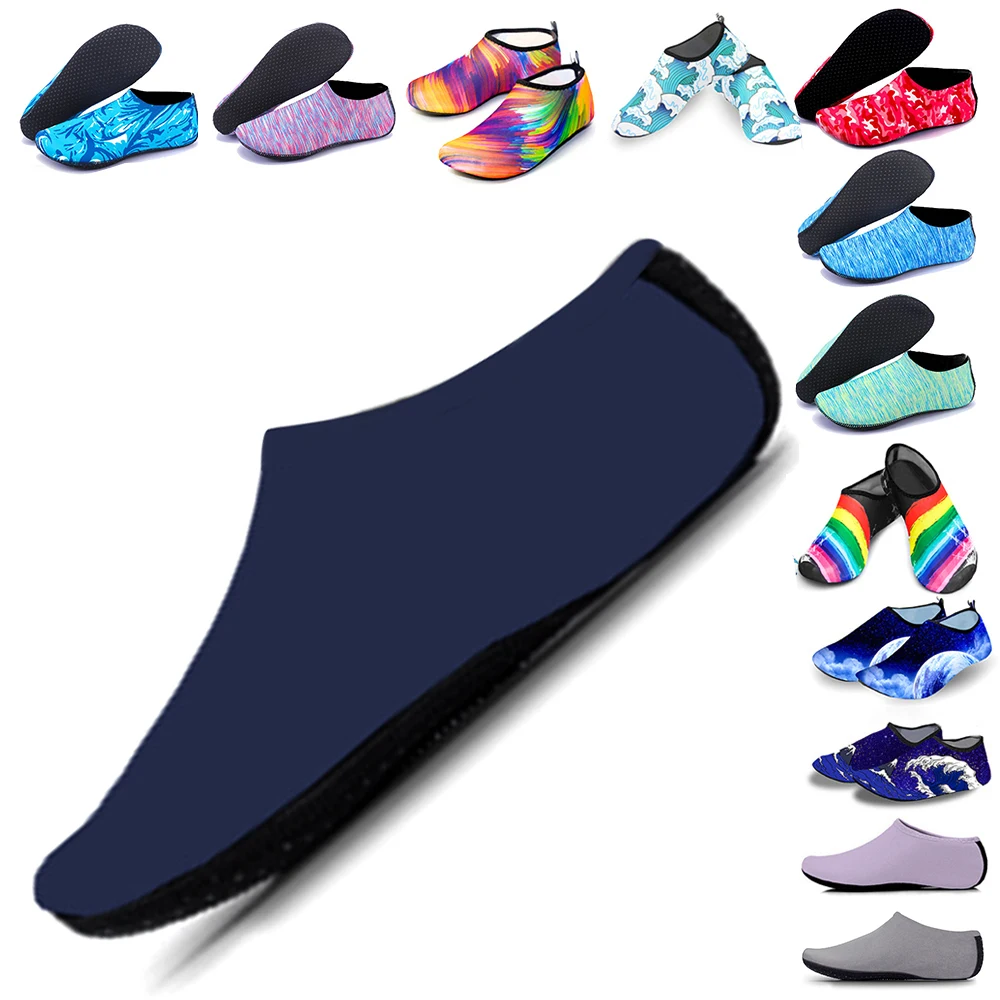 Water Shoes Snorkeling Shoes For Womens Mens Summer Barefoot Water Shoes Quick Dry Aqua Socks For Beach Swim Yoga Exercise Aqua Woman
