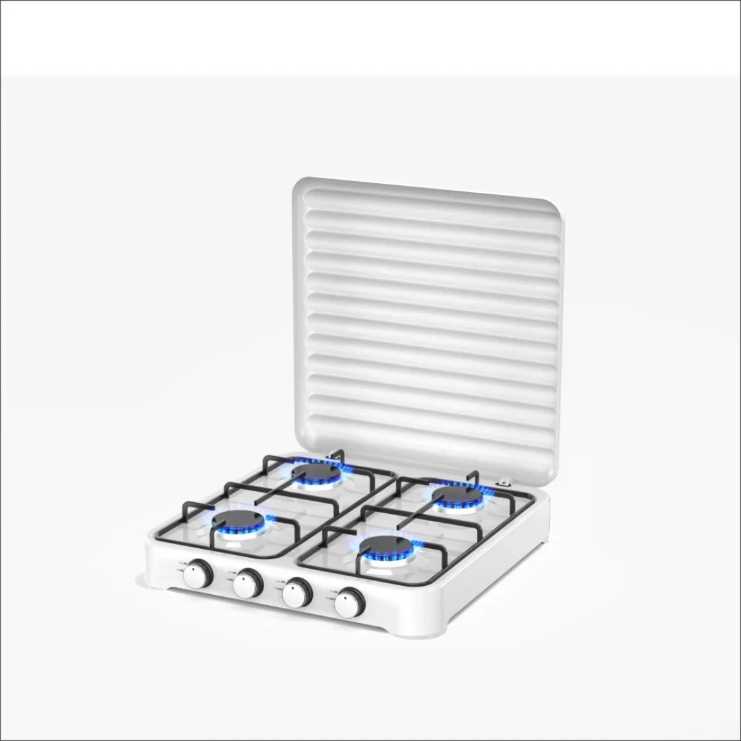 Popular High Quality Camping Gas Stove Stainless Steel Butane Gas Stove Table Top 4 Burner net celebrity durable type
