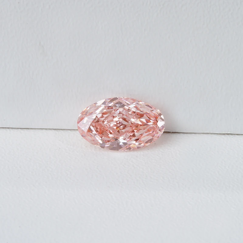 Diamanti Coltivati In Laboratorio Diamante Rosa Taglio Ovale Diamantes Hpht Pietre Preziose Senza Certificato Gemma Edelsteine Creazione Di Gioielli C