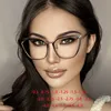 Big Riangular Cat Eyes Frame Clear Lens Glasses Simple Myopia Nerd Spectacles Degree -0.5 -1.0 -2.0 -3.0 -4.0 to -6.0 1