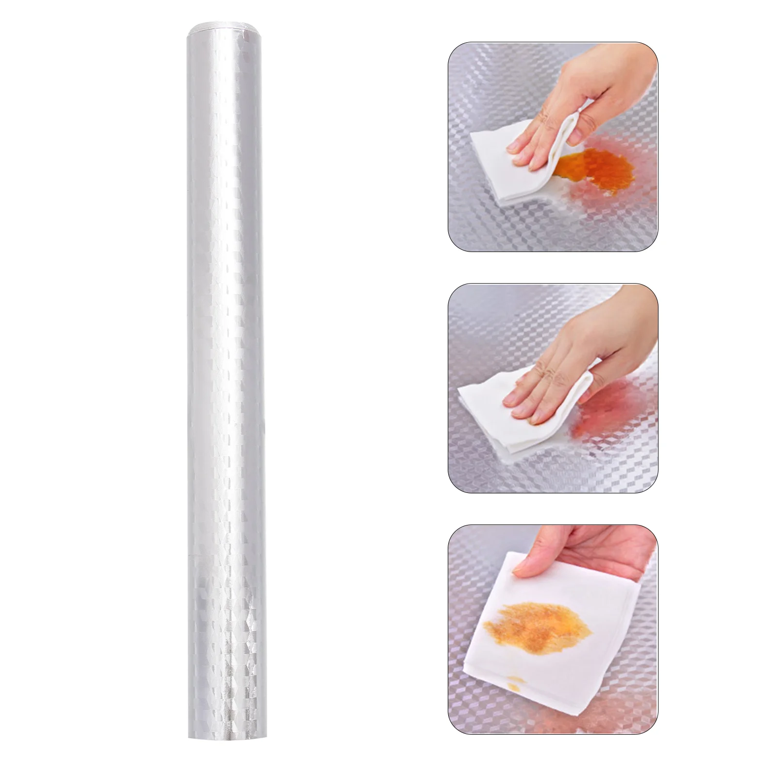 

Self-adhesive Waterproof Aluminum Foil Paper Grease-proof Oil-proof Leak-proof Wall Sticker Kitchen Supplies