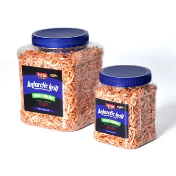 Yee Freeze-Dried Antarctic Krill-Premium Fish Food for Arowana, Flowerhorn&Parrot Fish - High Protein Turtle & Aquatic Pet Treat