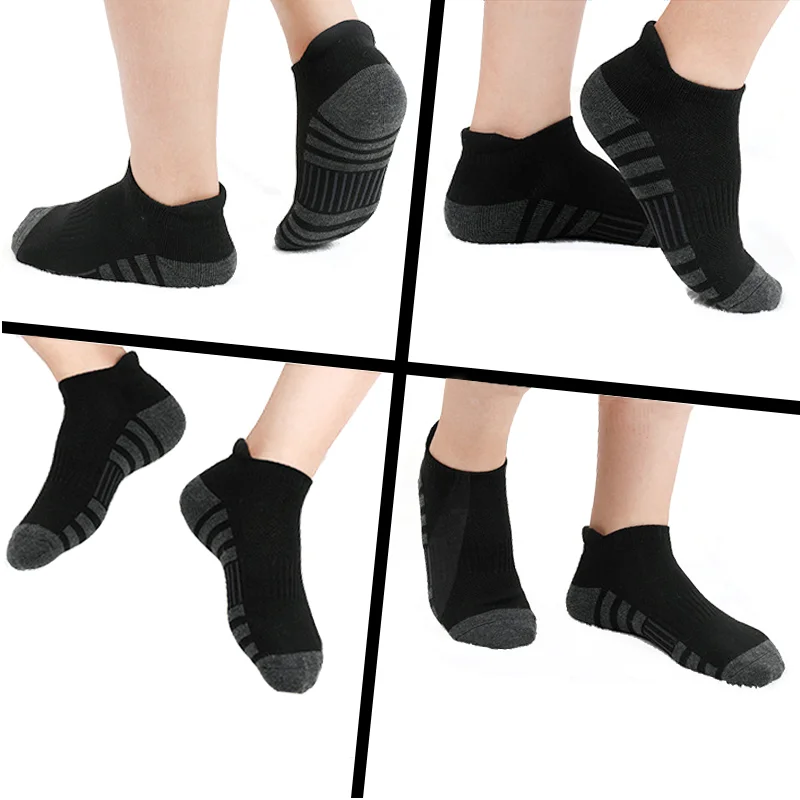6 24Pairs Ankle Athletic Running Socks Cushioned