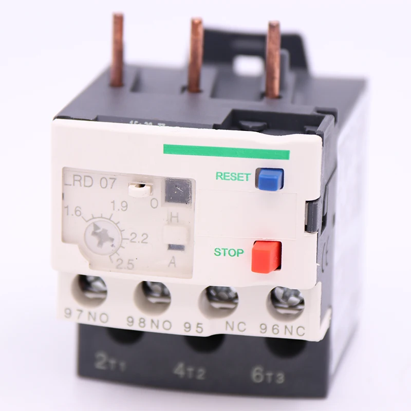 

LRD07 1.6-2.5A 1NO+1NC LR-D07 Screw clamp Differential Thermal overload relay