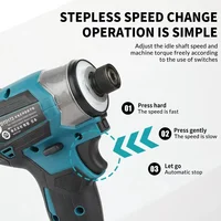 Makita DTD173 1800 tr/min tournevis à percussion sans fil 180N.m moteur sans brosse perceuse électrique bois/boulon/Mode T pour batterie Makita 4