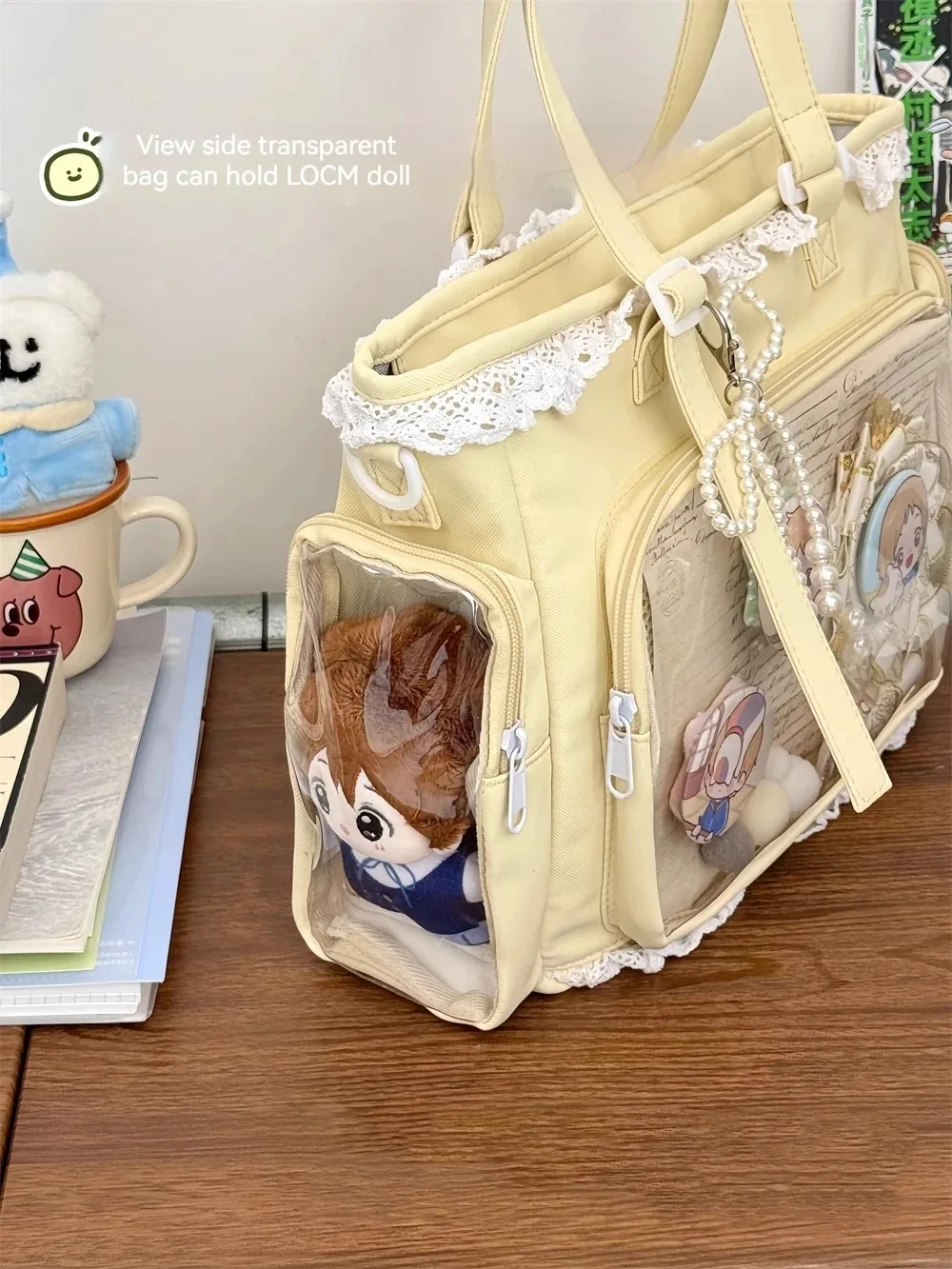 Ballet Girl Large Appetite Itabag Japanese Two-Dimension Single Shoulder Crossbody Bag Gift For Friends Women'S Handbag S33b96744c9084ddf98b5fd4dcf9527fbp