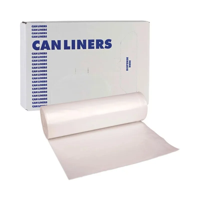 

V7658HNKR01 38 in. x 58 in. 60 gal. 14 microns High-Density Can Liners - Natural (200/Carton)