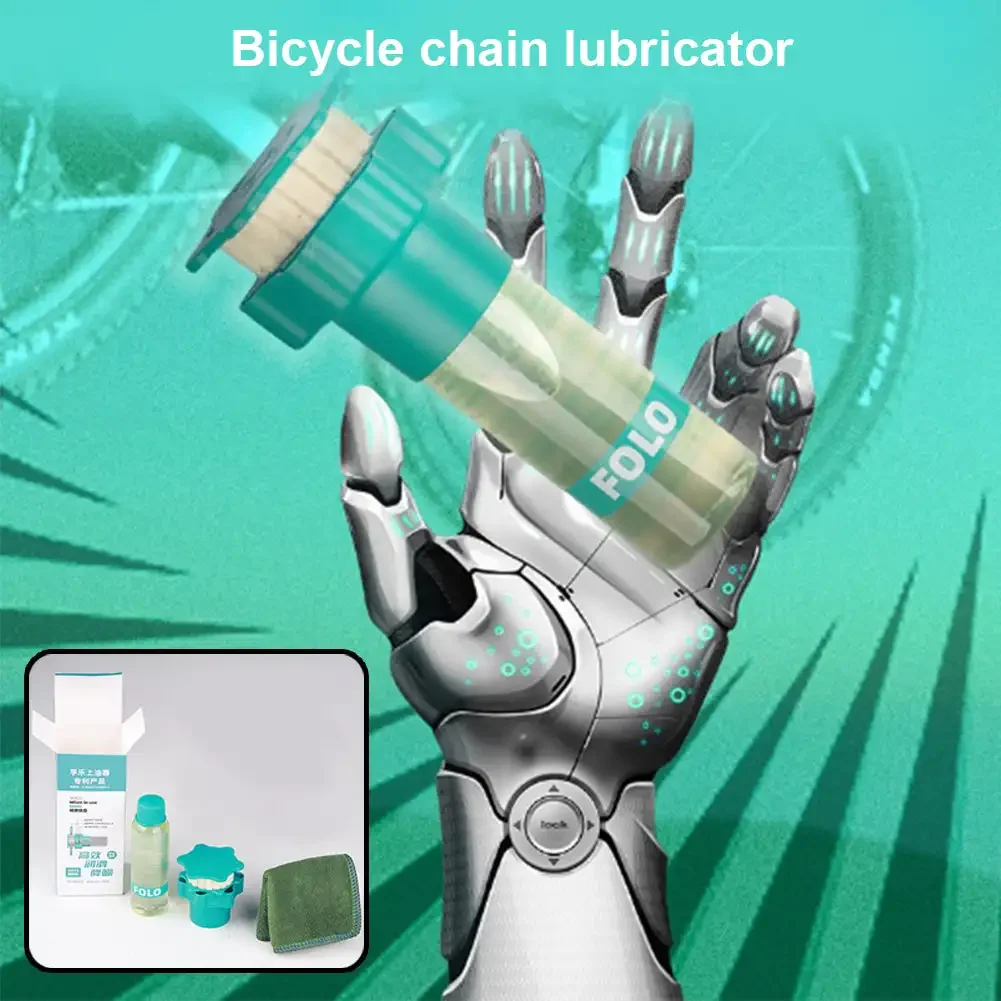 Bicycle Chain Oil Lubricator Bike Chain Oiler Chain Lubricant Roller Cleaner Lubricant Device Maintenance Bike Accessories
