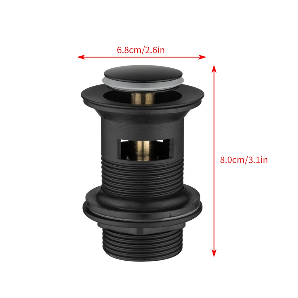 

Sink Debris Filter Bounce Zinc Alloy Drain Hair Strainer Kitchen Bathroom Basin Drainer Type 1
