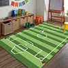 Cartoon Soccer Field Anti-slip Carpet Bedroom Living Room Kitchen Floor Rug Soft Children's Early Education Door Mat Home Decor 6