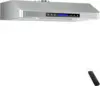 36 inches Under Cabinet Range Hood, 900 CFM Stainless Steel Kitchen Chimney Vent, 4 Speed Touch Screen Control With Remote 1