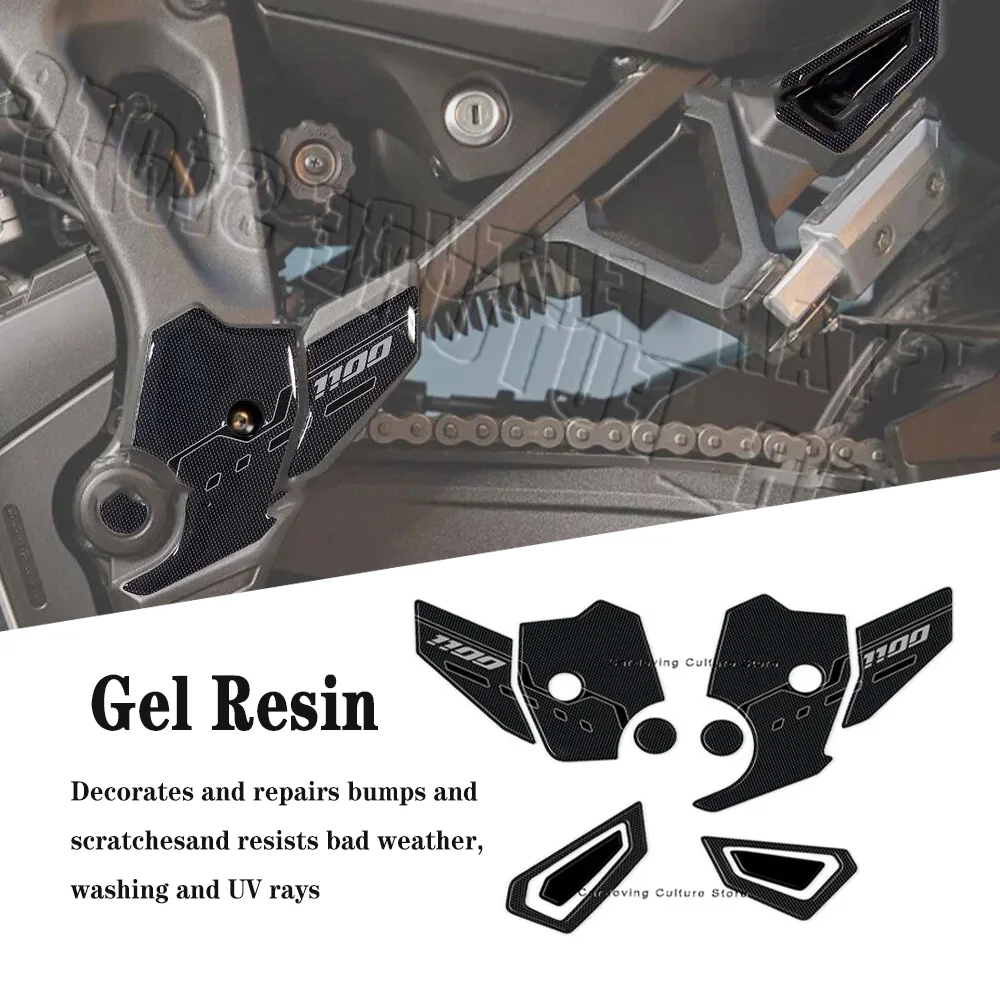 

Для Nt1100, 2022-2023 2024 мотоциклетная Водонепроницаемая защитная наклейка, наклейки для прыжков, 3D эпоксидная смола