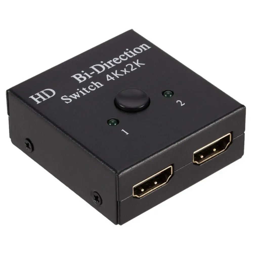 

2x1 Переключатель HDMI двухсторонний HDMI-совместимый переключатель HD 1x2 сплиттер 2 в 1 HDMI сплиттер