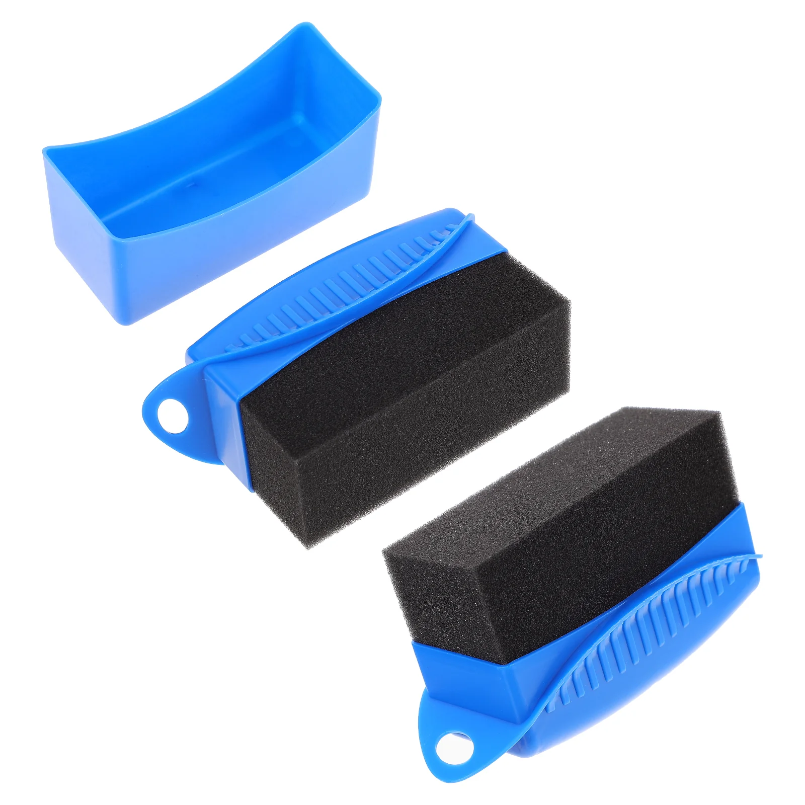 

2 Pcs Covered Tire Brush Tires Car Polishing Wheel Cleaning Supplies Wax Pad Hub Car Tires Tool Waxing