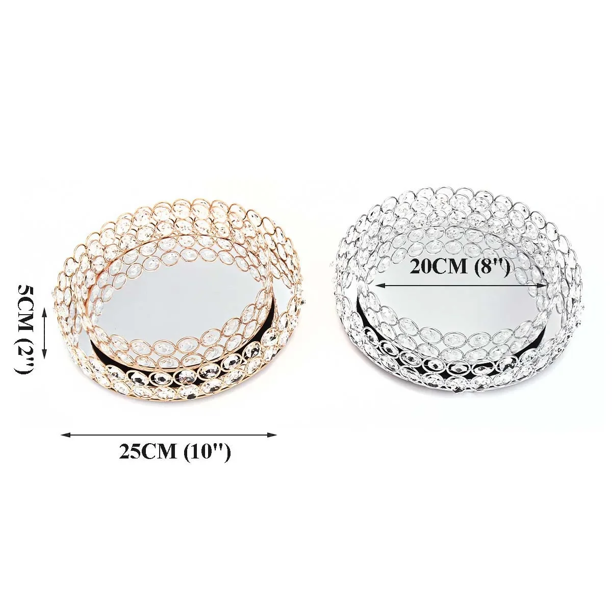 Makeup Tray Storage Baskets Box Home Organizer for Necklace Dessert Plate Tray Jewelry Serving