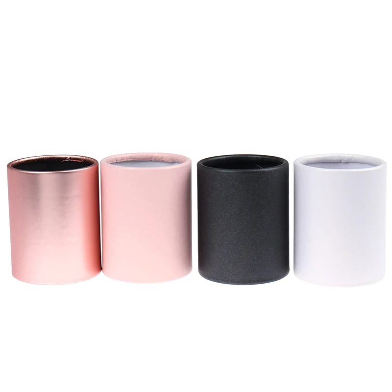 4pcs Flower Box Gift Packaging Box Portable Round Small Hug Bucket Storage Flower Cardboard Candy Day Mother Rose