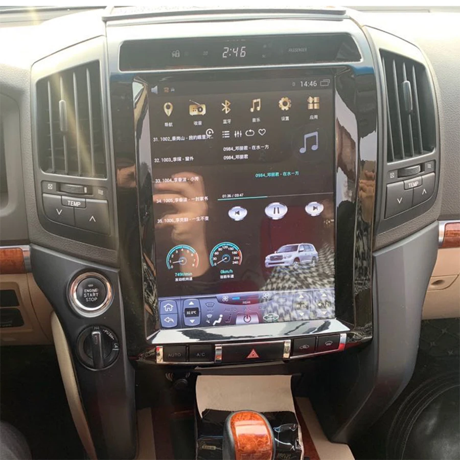 Головное устройство Tesla для Toyota Land Cruiser 12 1 200 дюйма Android GPS-навигация |