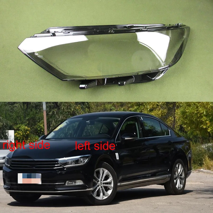 

For VW Magotan / Passat B8 2016 2017 2018 LED Front Headlamp Transparent Lampshade Lamp Shell Headlight Cover Lens Plexiglass 1