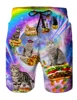 Funny Animal Dinosaur Beach Shorts Pants Men 3D Printing Surfing Board Shorts Summer Hawaii Swimsuit Swim Trunks Cool Ice Shorts 1