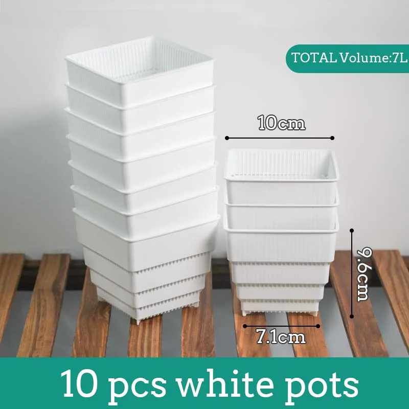 10 pcs 10cm white