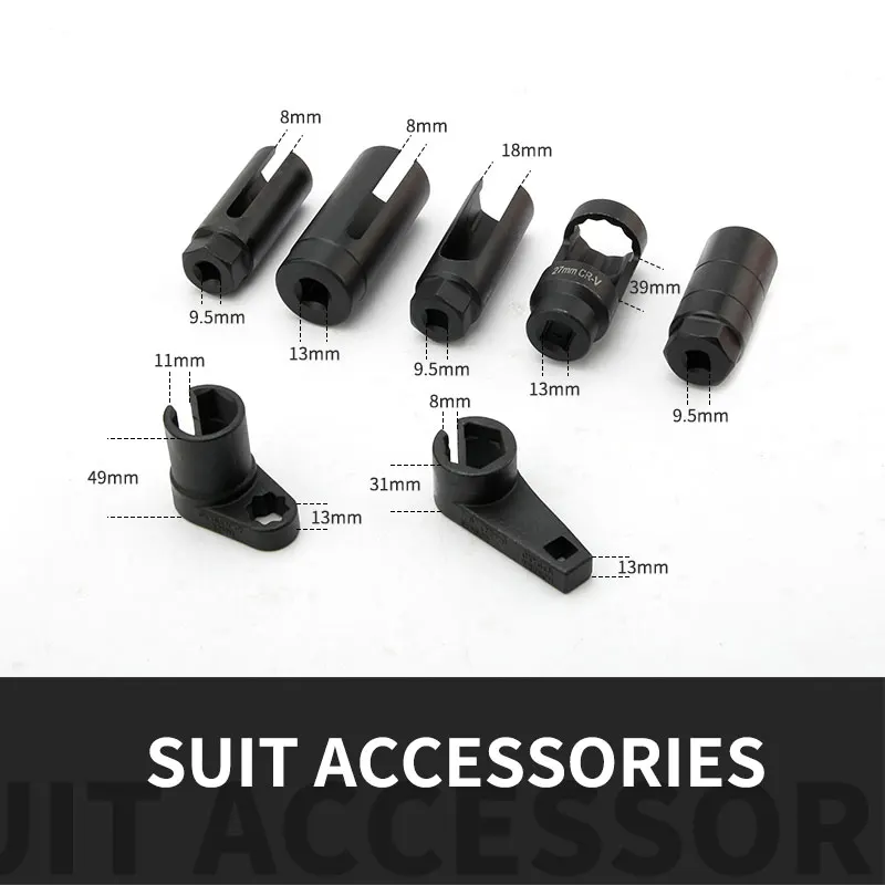 7 stücke Sauerstoff Sensor Steckschlüssel Gewinde Chaser Werkzeug Kit Auto O2 Buchse Entfernung Installation Installieren Offset Vakuum Sensor Buchse – Detail 4