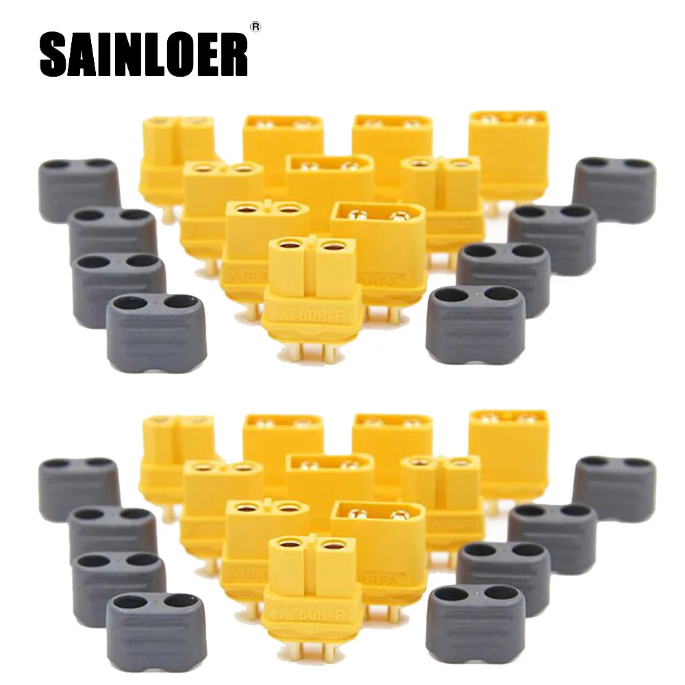 10 пар XT60 XT60H XT60U MR60 XT30 XT30U MR30 XT90 XT90H XT90-S EC2 EC3 EC5 T Комплект разъемов для аккумулятора
