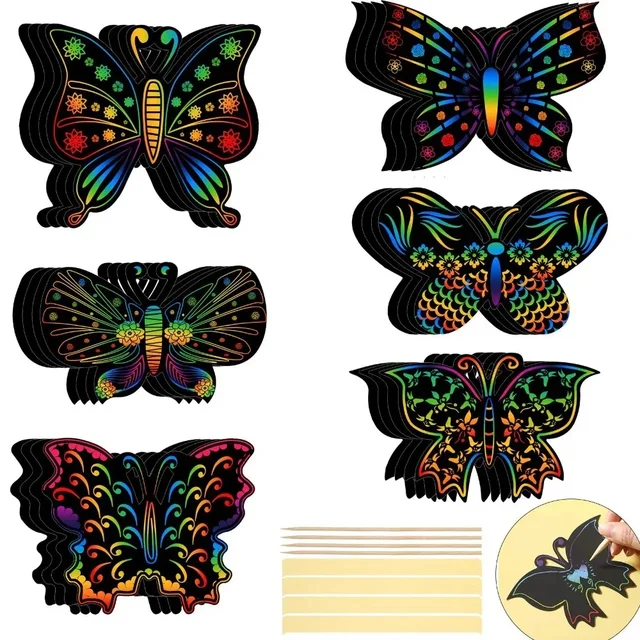 Magic Scratch Art Butterfly 1