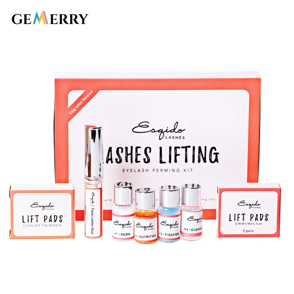 Kit Di Laminazione Ciglia Semi-Permanente Kit Di Sollevamento Ciglia Professionale Kit Perm Impermeabile Per Ciglia Curling Lunga Durata