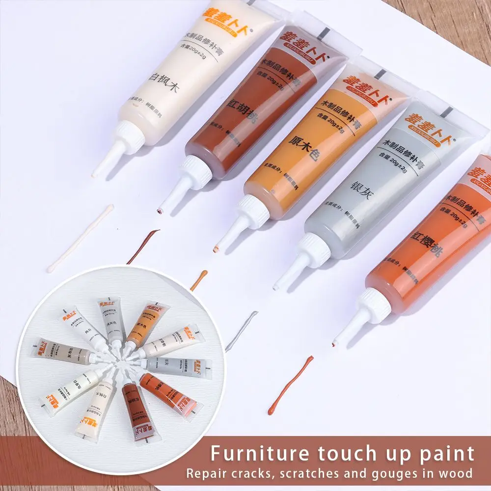 

Tool Multipurpose DIY Multicolor Furniture Refinishing Paint Wood Touch Up Scratch Repair Agent Damage Repairs Cream