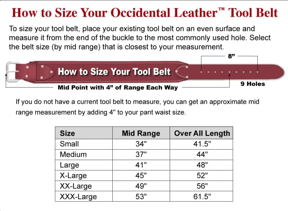 Occidental Leather 8585 SM Heritage FatLip Tool Bag Set,Small 4