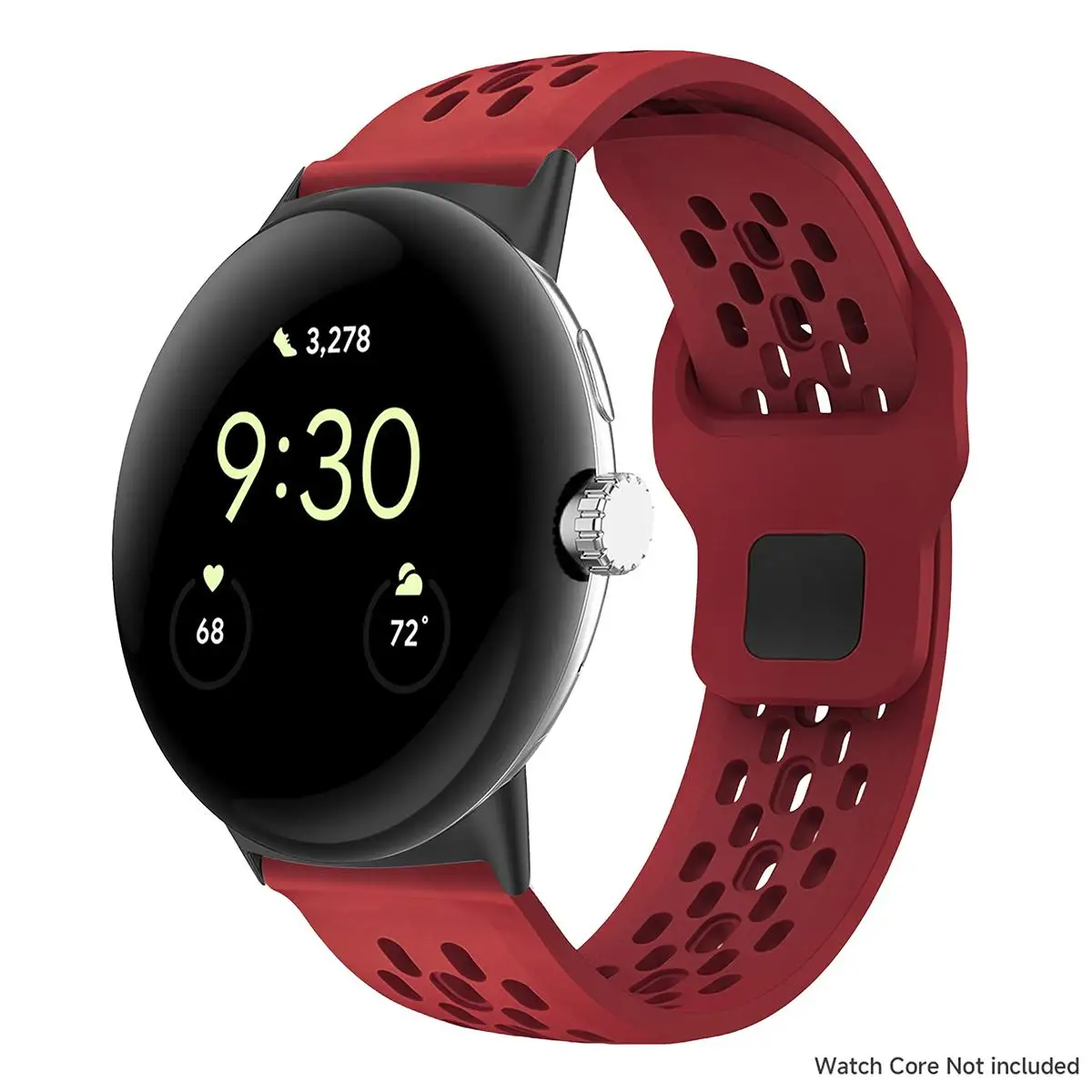 Breathable Sports Silicone Band Strap for Smartwatch Replacement