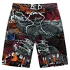 Summer Men's Beach Shorts Printing Casual Loose Hawaii Quick Dry Board Shorts Bermuda Surf Board Shorts Mens Short Pants 6