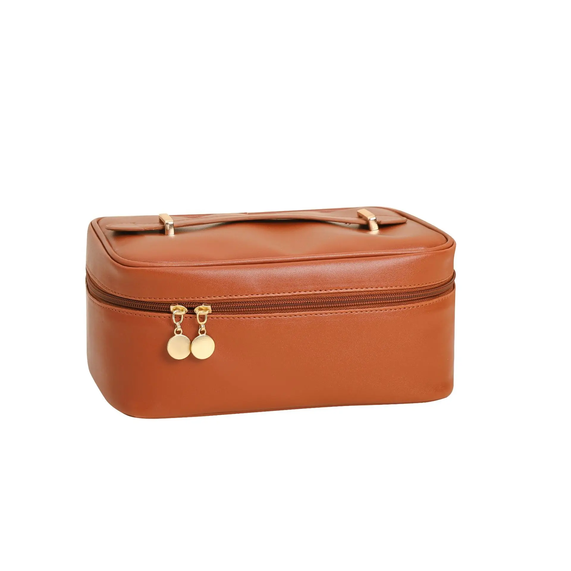 New PU Makeup Bag Large Capacity Portable Cosmetics Travel Storage Bag Skincare Lipstick Storage Bag