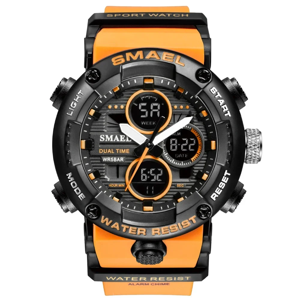 こまる様［同時購入用］ SMAEL Brand 8109 New electronic watch fashion square dual