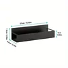 2pcs Magnetic Storage Shelf Household Kitchen Refrigerator Washing Machine Side Hanging Storage Rack, Multifunctional Storage 3