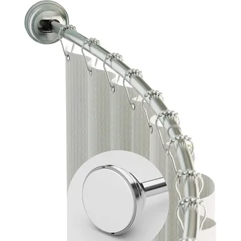 Curved Tension Shower Rod 1