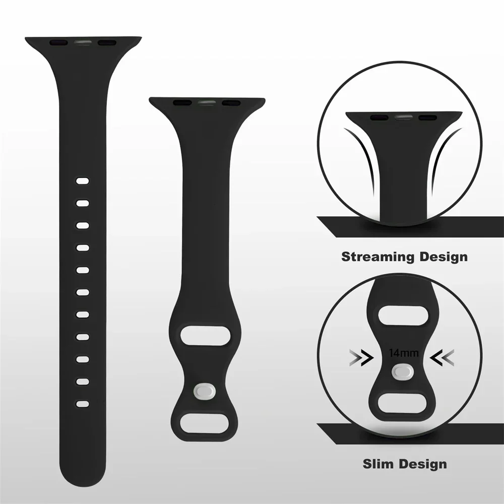 Slim Silicone Sport Strap
