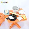 1Set 1/12 Dollhouse Miniature Items Kitchen Utensils Cooking Baking Set Model Rolling Pin Baking Tray DIY Doll House Accessories 2