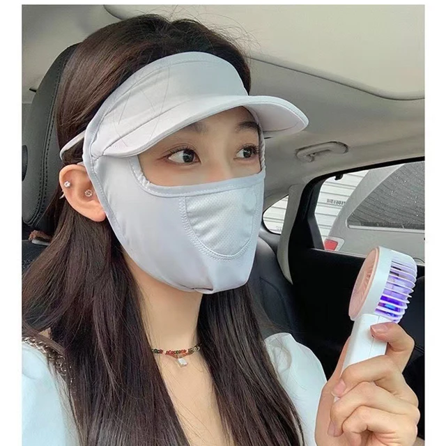 Máscara de Proteção UV Bloqueadora para Ciclismo Feminino