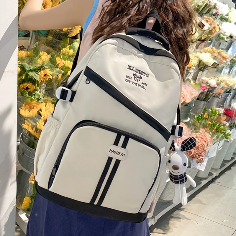 

Модный женский студенческий рюкзак для колледжа, Женская милая нейлоновая школьная сумка для ноутбука, водонепроницаемый мужской студенческий дорожный рюкзак для книг