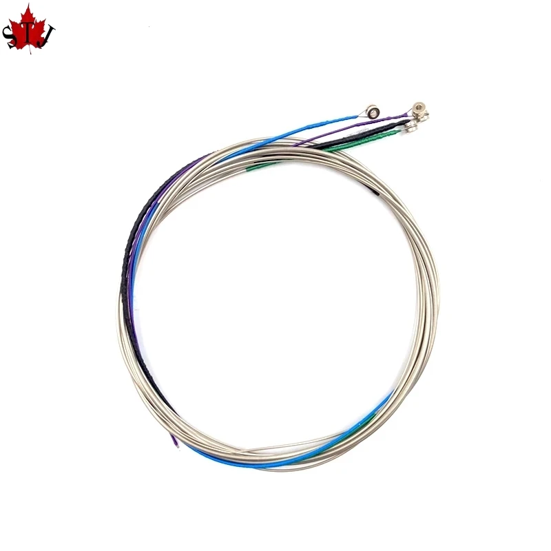 1 set (A-D-G-C) german silver Alloy Cello Strings 4/4 3/4 1/2 1/4 1/8 For Cello Parts Accessories cello strings