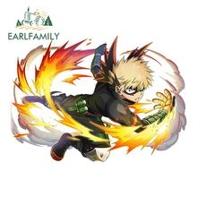 EARLFAMILY – autocollants de voiture étanche, 13cm x 9cm, pour My Hero Academia, accessoires de voiture, dessin animé Cool, décor mural de RV JDM