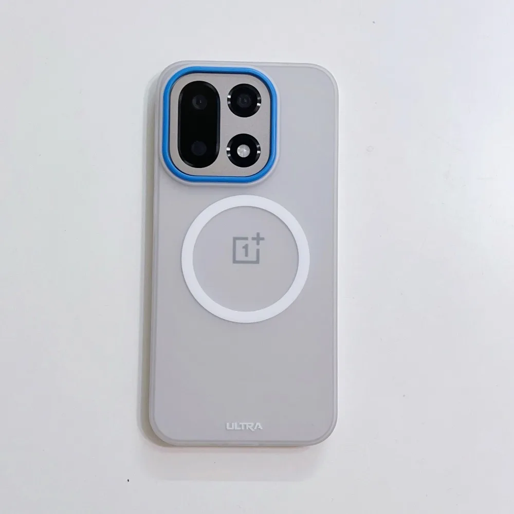 Ultra-Thin Matte Magnetic Full-Body Shockproof Luxury Blue Tone Case
