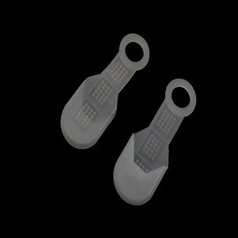 100pcs Ilicone Wood Metal Plastic Smooth Clothes Hangers Anti Slip Strip Clothes Rack Pad Sleeve For Clothing Hanger 4