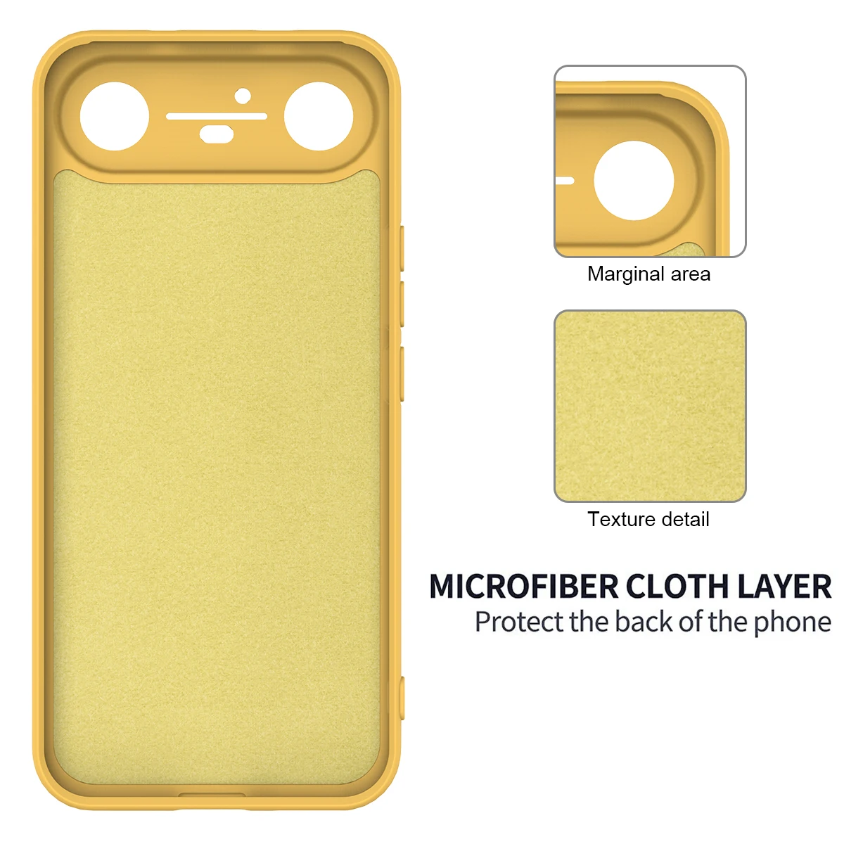 Ultra-Thin Silicone Lanyard Case - Soft, Skin-Feel, Anti-Fall Cover